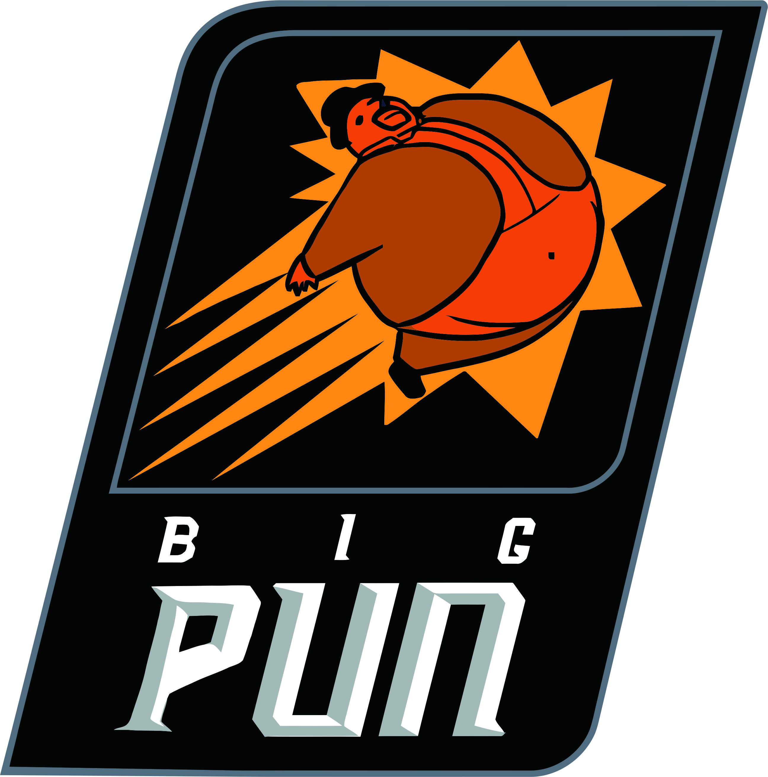 Phoenix Suns Big Pun Logo iron on heat transfer
